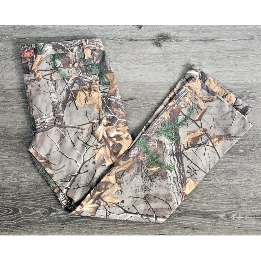 Under Armour Women's Realtree Camo‎ Pants Size 10 • Hunting Outdoor Gear